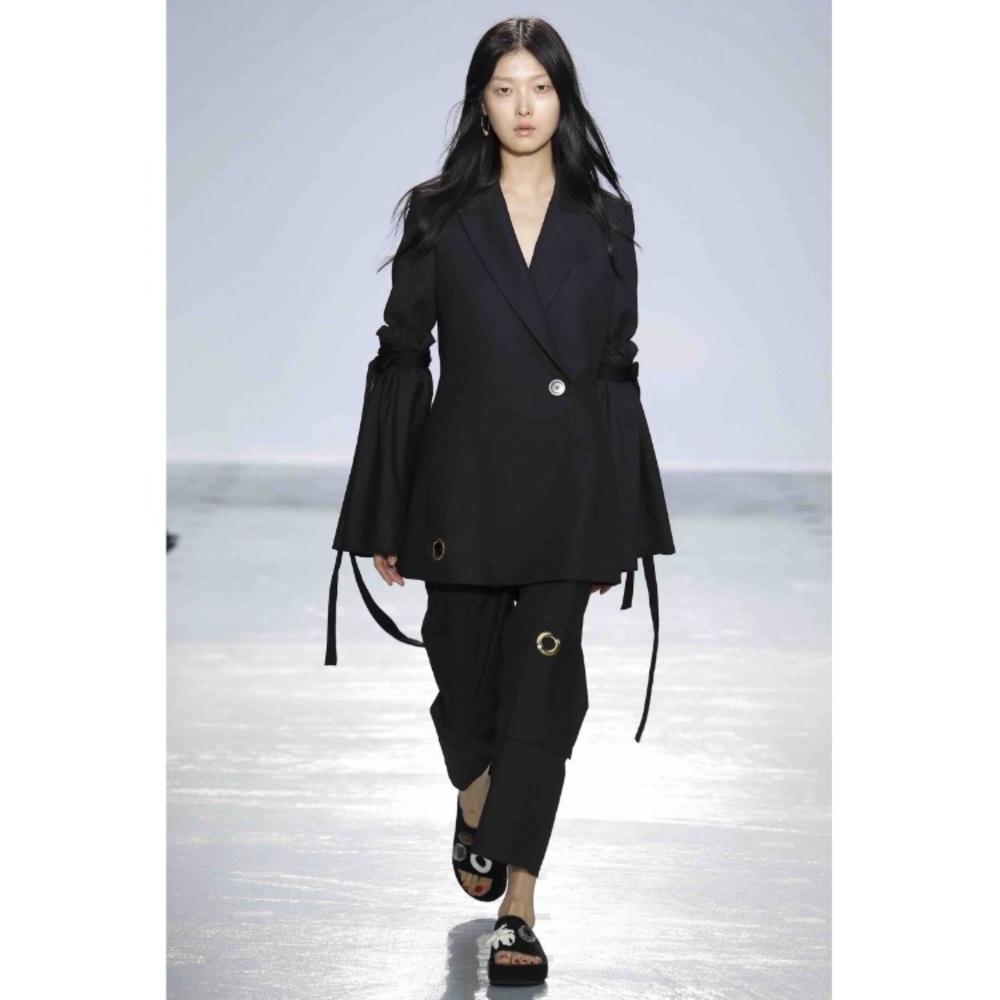 ELLERY Black High Rise Trousers